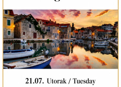 Floating concert  by Klapa Kaštilac 
