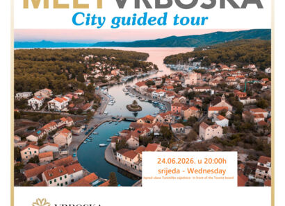 Besplatna vođena tura po Vrboskoj 24.06.2026. u 20:00h