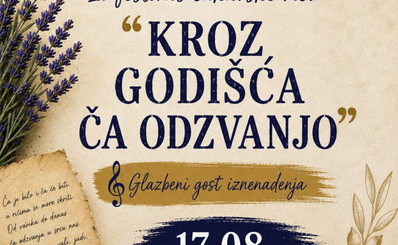 1. festival čakavske riči - PJESNICI OTOKA HVARA